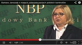 Barbara Jaroszek o nowych zabezpieczeniach polskich banknotów